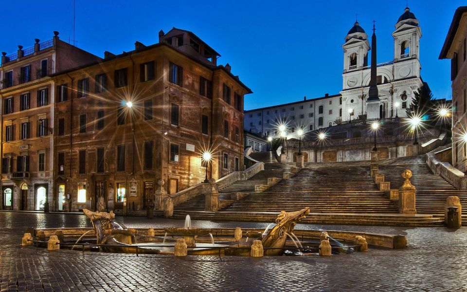 Rome: Private Night Tour by Chauffeur-Driven Vehicle - Spanish Steps at Sunset: A Classic Start Point