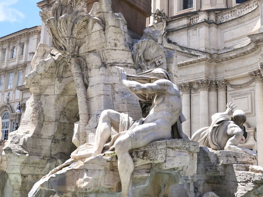 Rome: Private Tour of Navona Square with Undergrounds - Fountain of the Four Rivers: what makes the Bernini look click