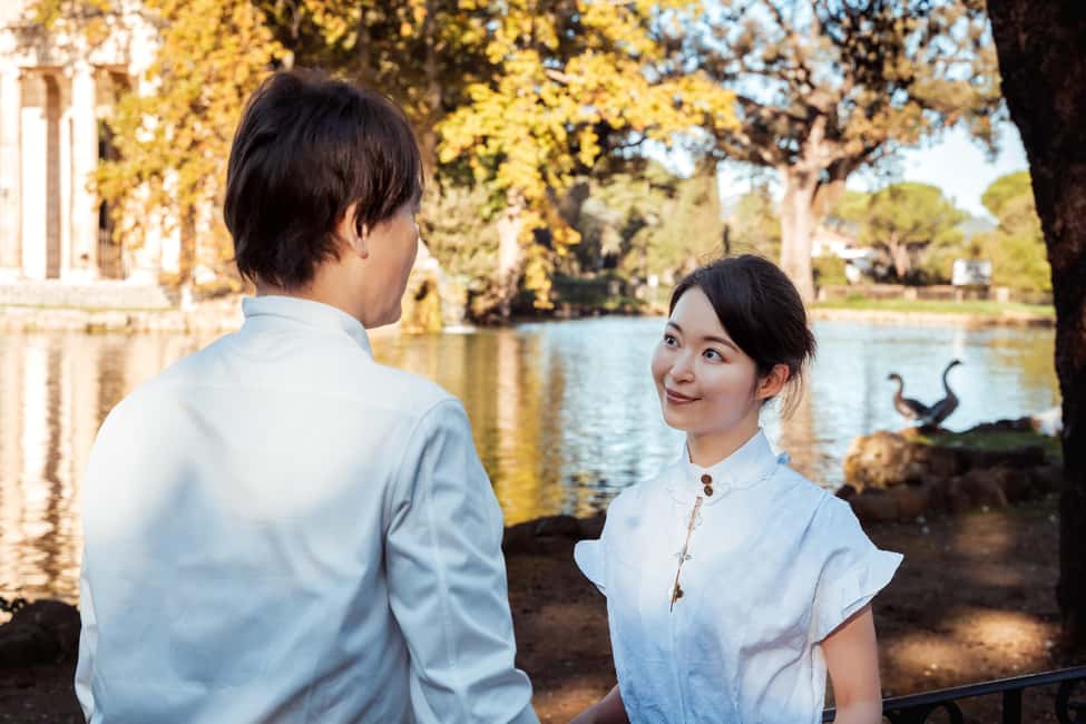 Rome: Romantic Couple Photoshoot. Choose your spot! - Castel Sant’Angelo by the Tiber: The Romantic Timing Play