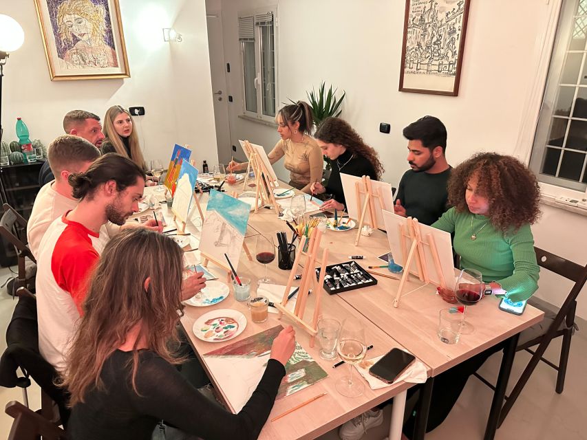 Rome: Small-Group Art Class with Wine - Inside a 17th-Century Palazzo Studio