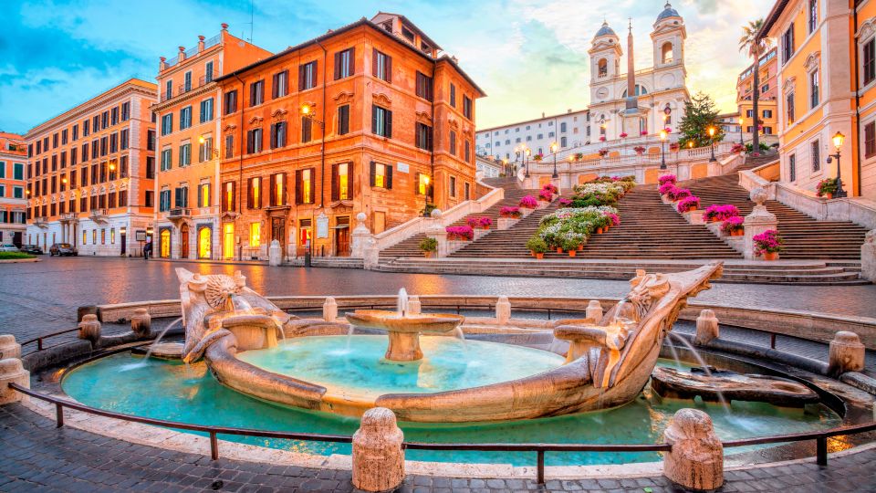 Rome: Squares and Fountains Walking Guided Tour - Meeting at Trinità dei Monti: the view sets the tone