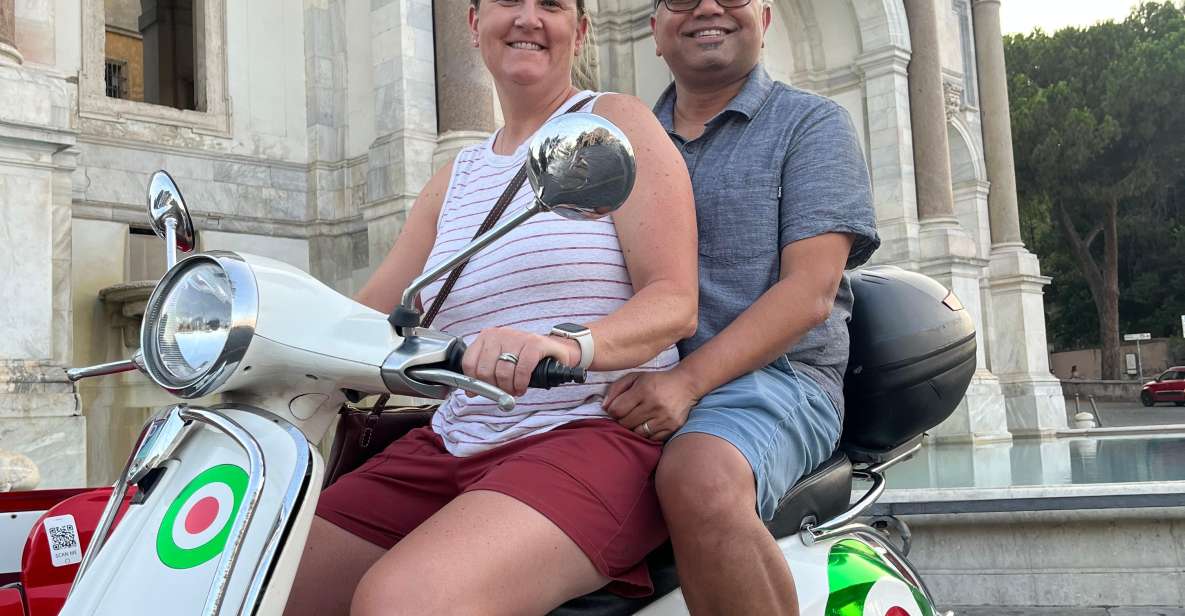 Rome: Vespa Self-Drive Tour with Gelato - Key things to love about the Vespa route