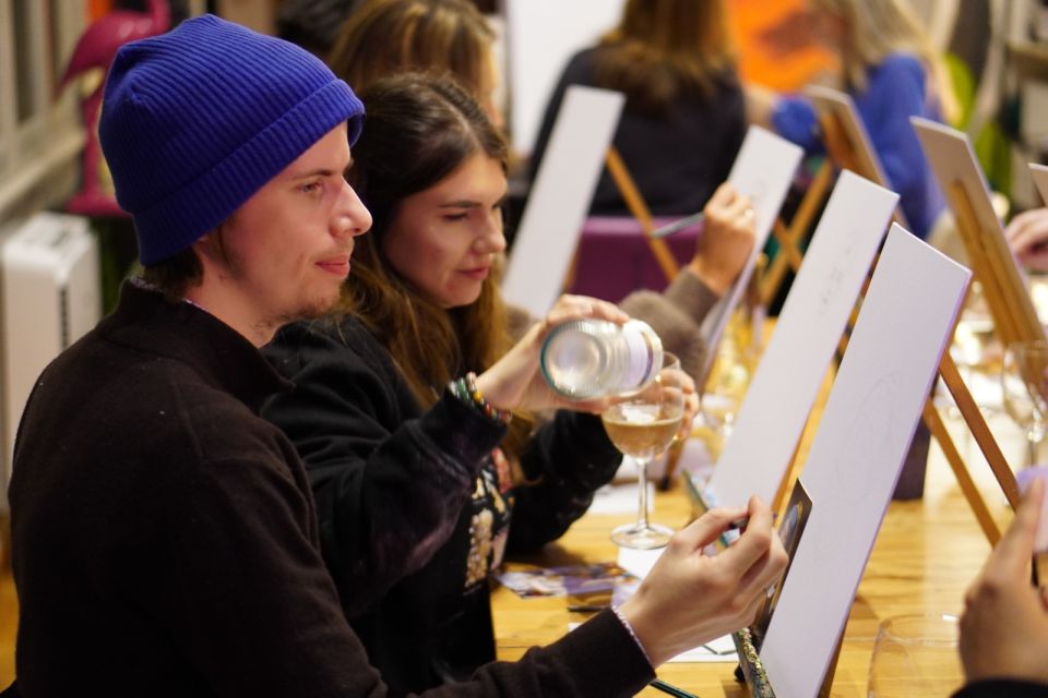 Rome: Wine and Paint Experience in Piazza Navona - The Painting Lesson: Guided Steps Without the Pressure