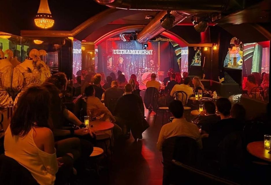 Rome: Wine, Legends, and Burlesque Extravaganza by Night - Meeting Point Near Piazza dellImmacolata: Settle In With a Drink