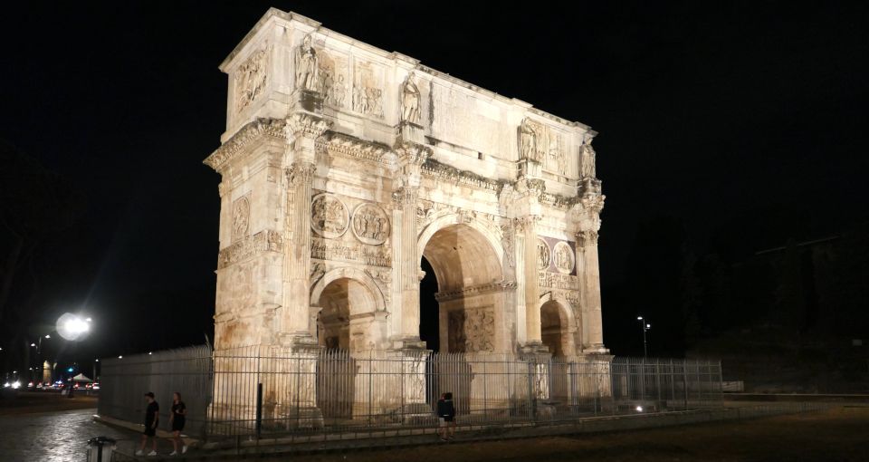 Rome: Wonders of Ancient Rome at Dusk - Arch of Constantine to the Forum: shifting from emperor branding to civic life