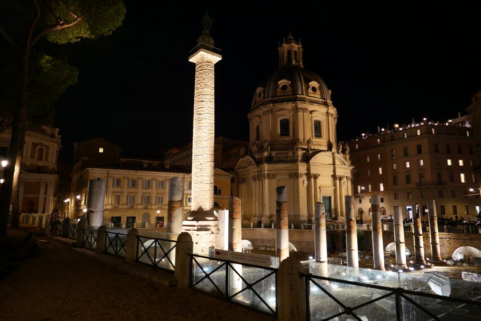 Rome: Wonders of Ancient Rome at Dusk - Roman Forum highlights: Temple of Castor and Pollux, the Arch of Titus, and the Senate House vibe