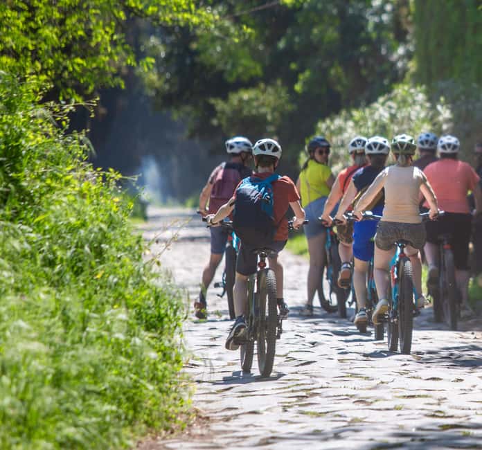 Rome:Appian Way E-bike Tour with Catacombs, Aqueducts & Food - Key highlights to look for on this Appian Way e-bike day
