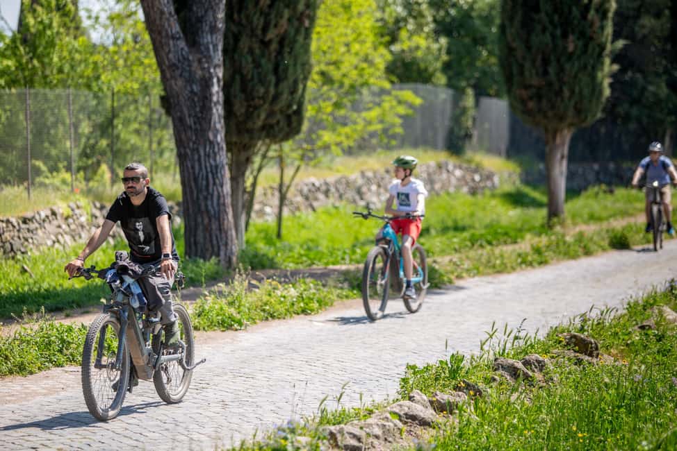 Rome:Appian Way E-bike Tour with Catacombs, Aqueducts & Food - Parco degli Acquedotti: aqueduct remnants you can actually feel